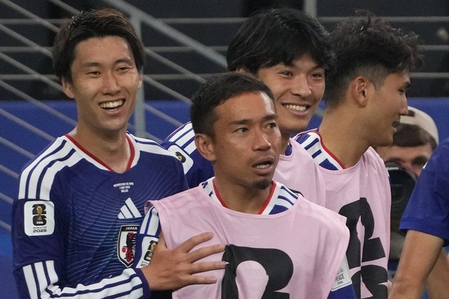 「タケは必ず帰ってくる」長友の確信と鎌田らが強調した総力戦、右サイド“相棒”の誓い【日本代表が激白「離脱リハビリ中」久保建英への思い】（2）(サッカー批評Web)