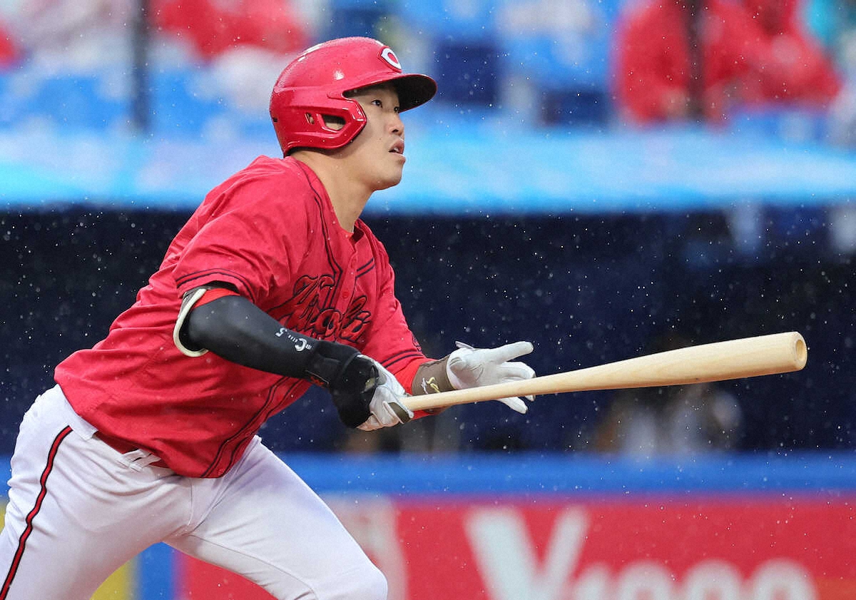 広島・小園海斗 出た！今季1号「つなぐ気持ちで…」 初の代打弾を口火にチームも逆転勝ち(スポニチアネックス)